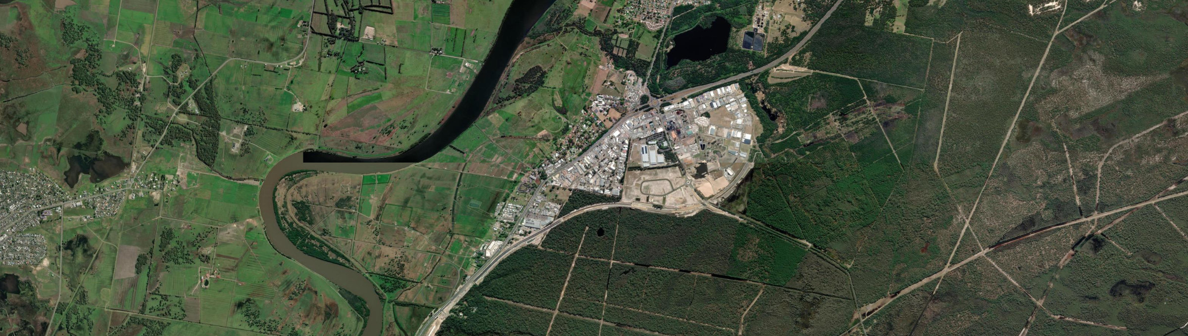 Aerial view of Heatherbrae, NSW