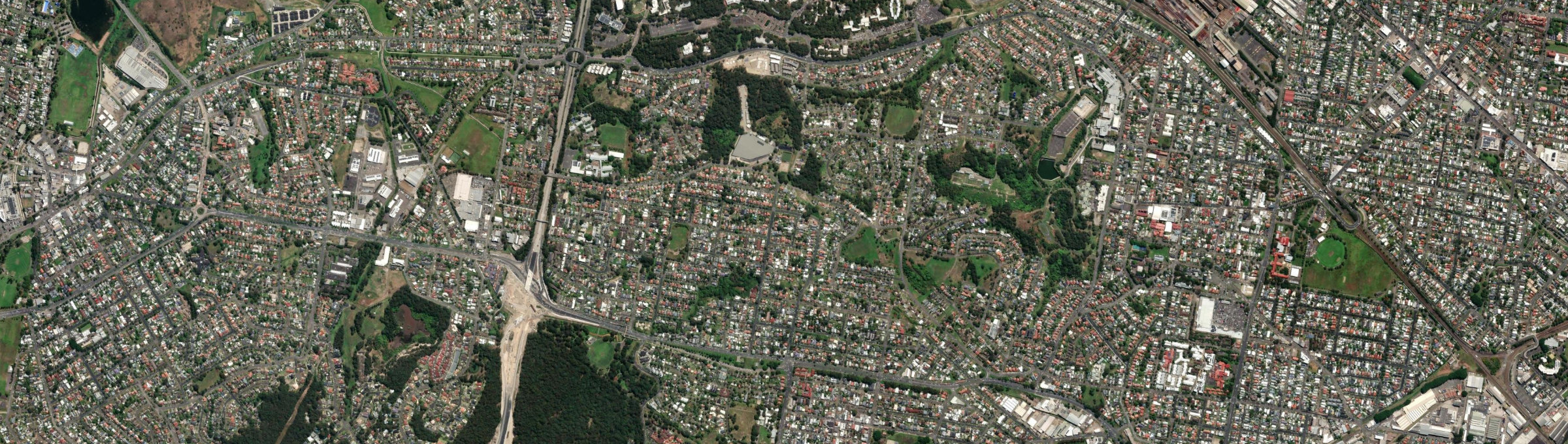 Aerial view of North Lambton, NSW