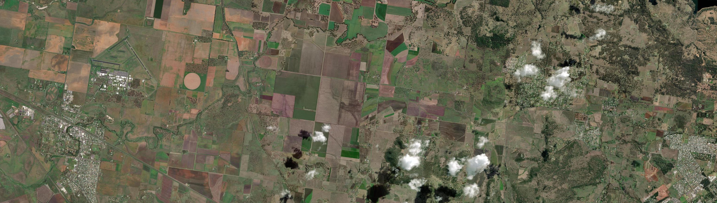 Aerial view of Yalangur, QLD