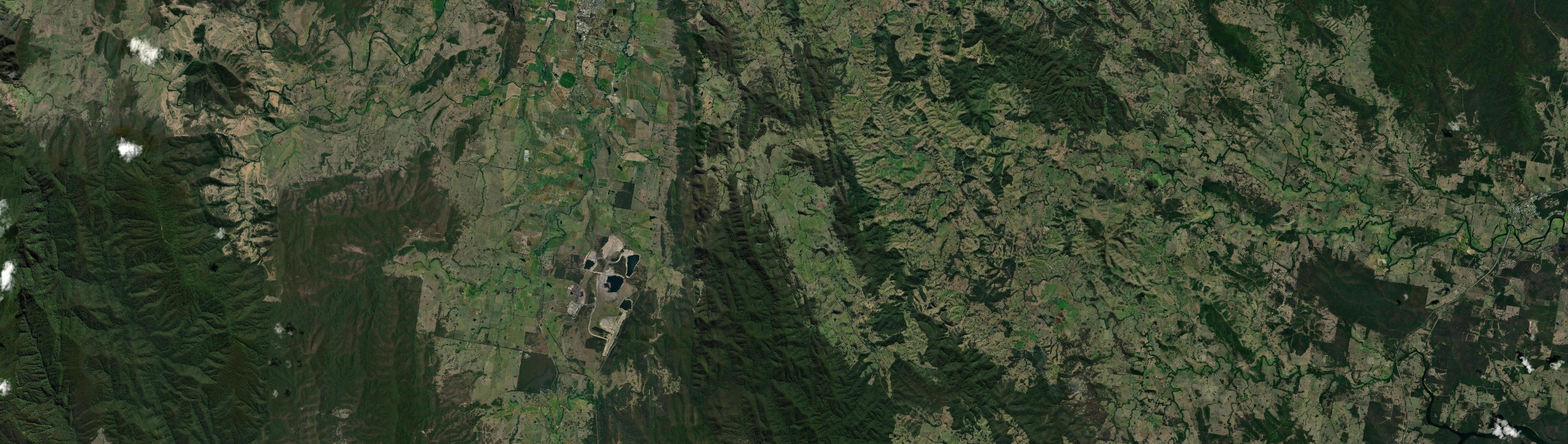 Aerial view of Waukivory, NSW
