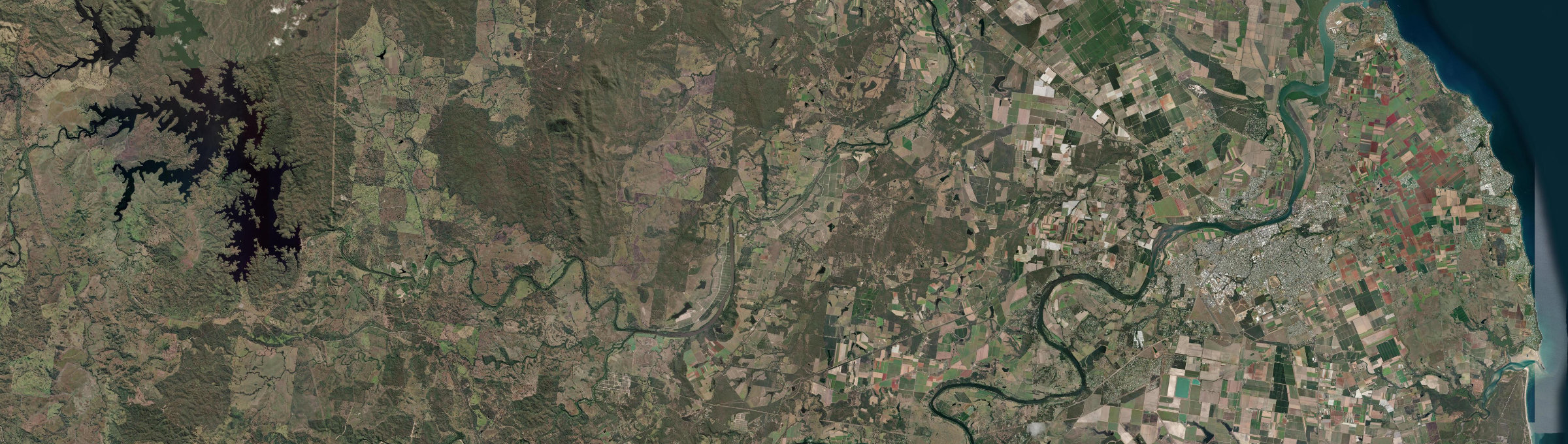 Aerial view of Bucca (Qld), QLD