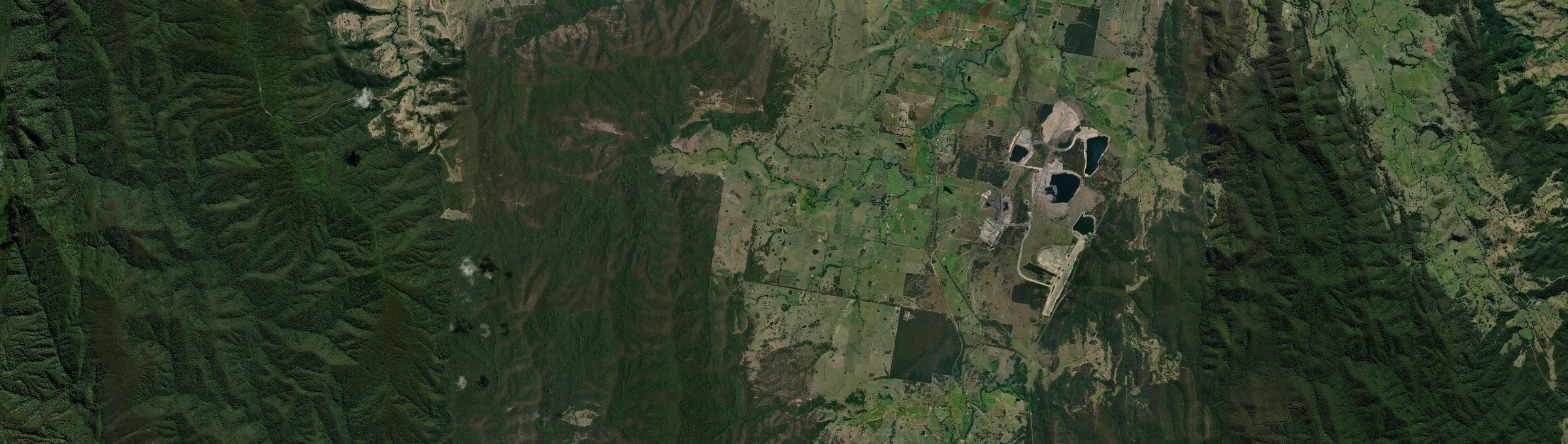 Aerial view of Craven, NSW