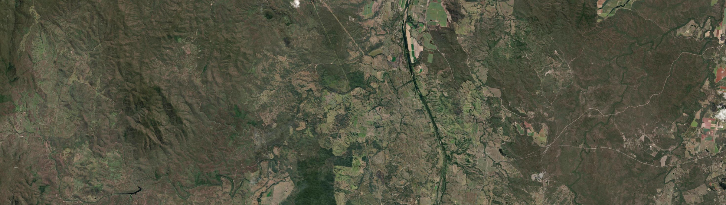 Aerial view of Morganville, QLD