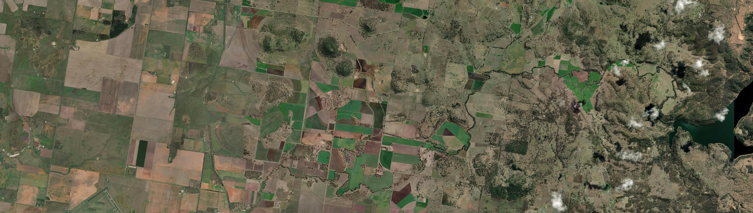 Aerial view of Boodua, QLD