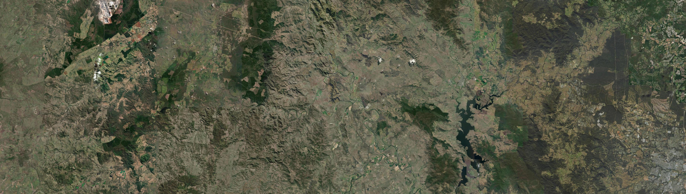 Aerial view of Harlin, QLD