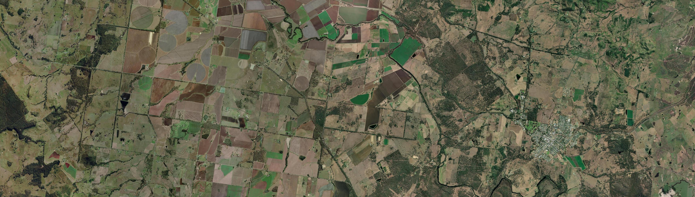 Aerial view of Wheatlands, QLD