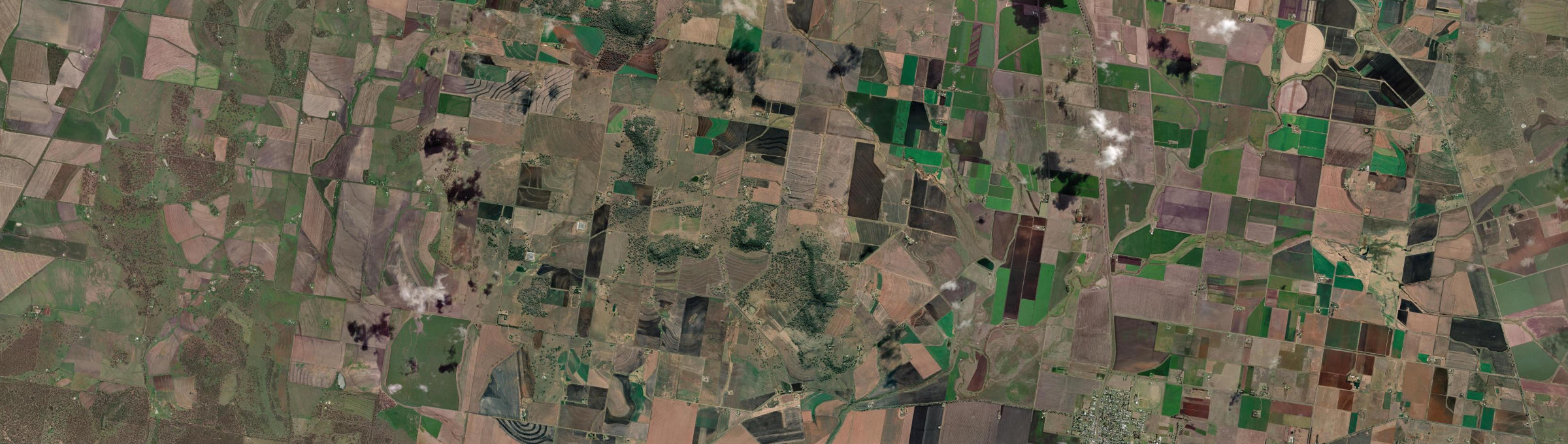Aerial view of Mount Molar, QLD