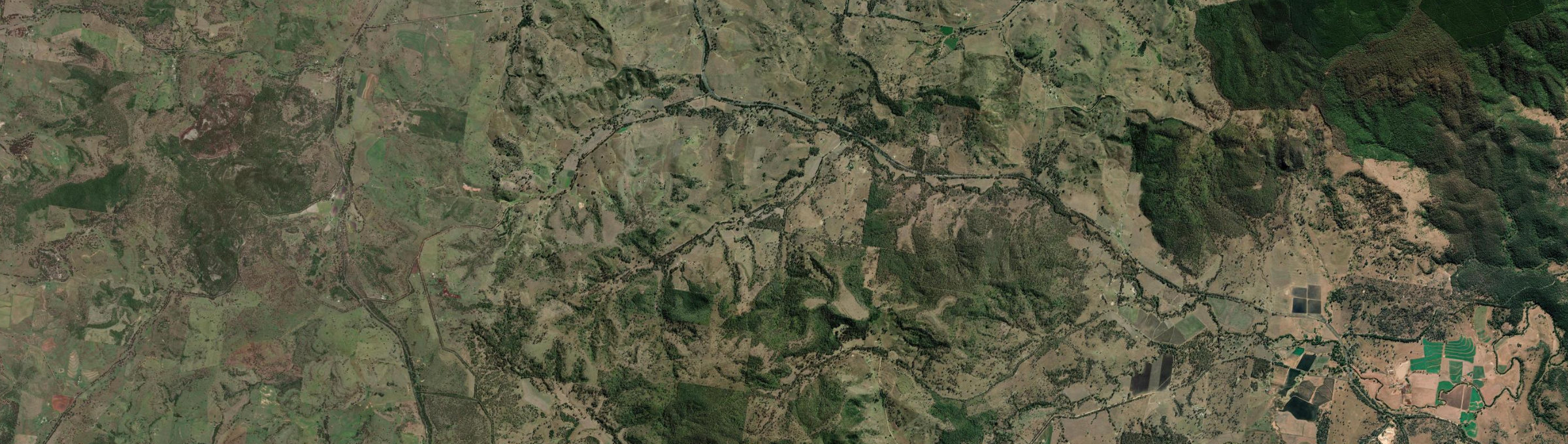Aerial view of Thornville, QLD