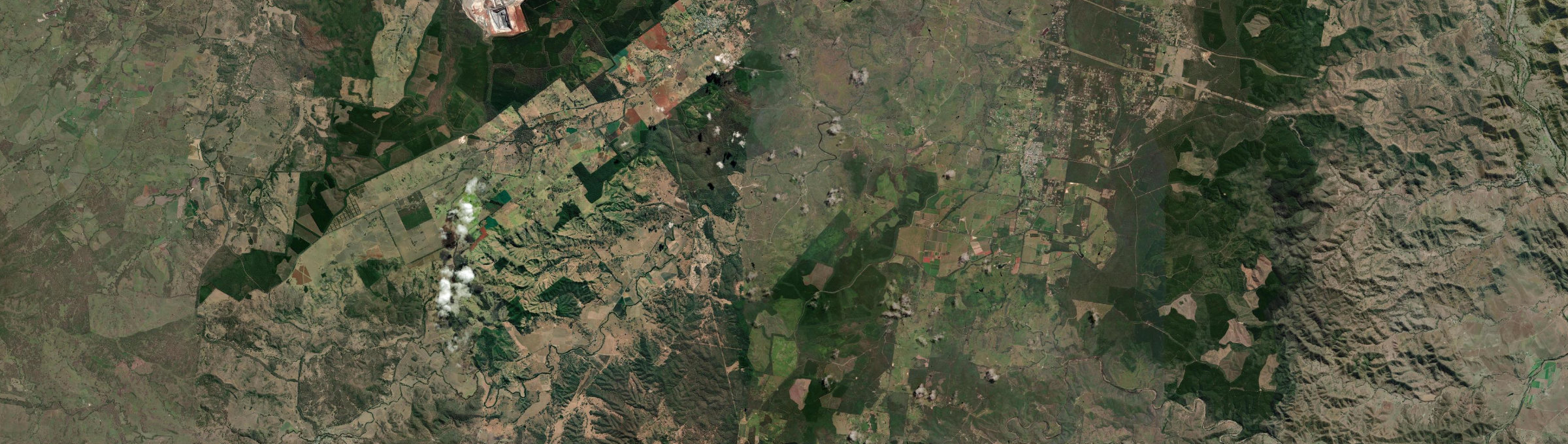 Aerial view of Gilla, QLD