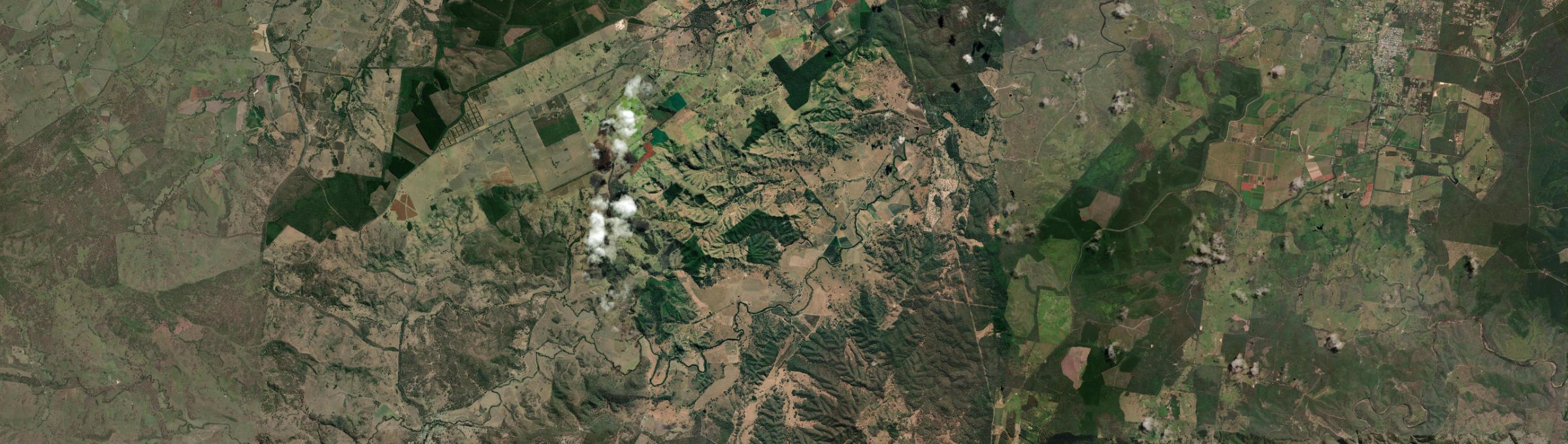 Aerial view of Kooralgin, QLD