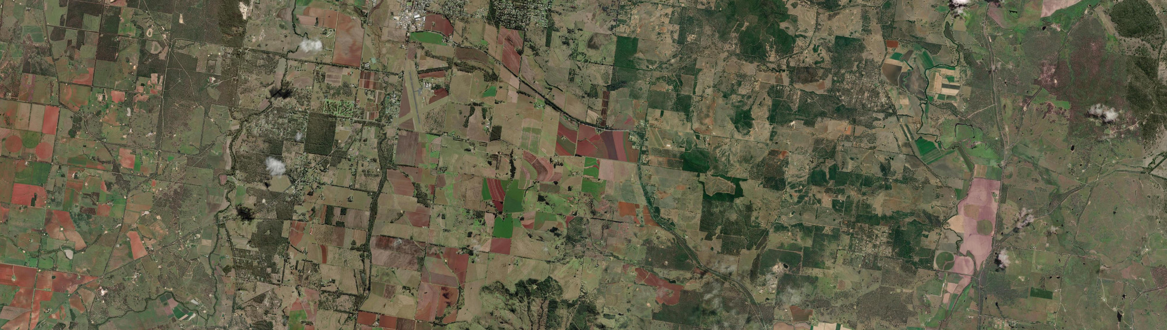 Aerial view of Coolabunia, QLD