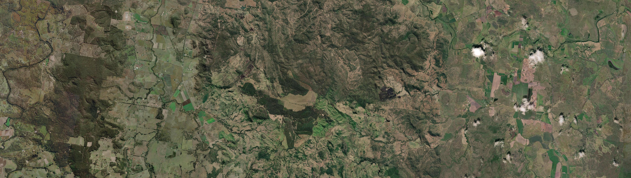 Aerial view of Cobbs Hill, QLD
