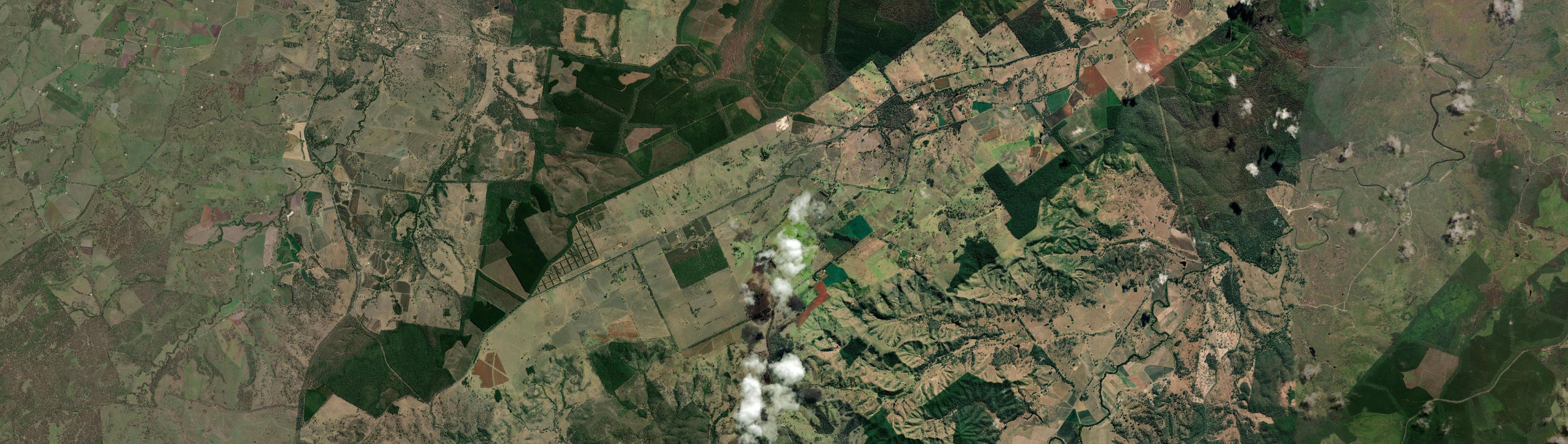 Aerial view of Upper Yarraman, QLD