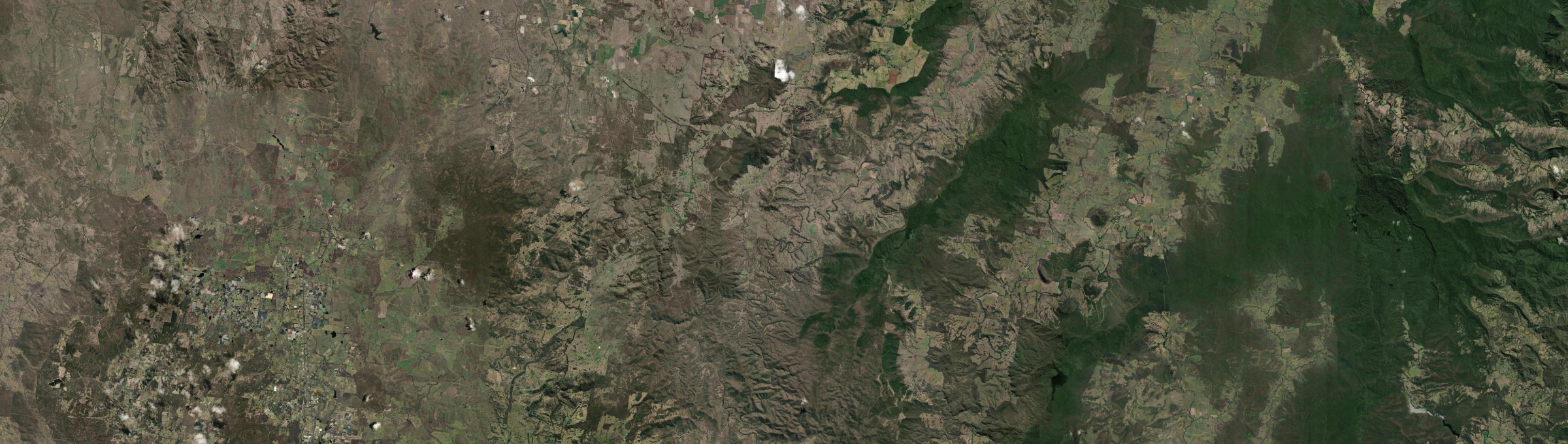 Aerial view of Legume, NSW