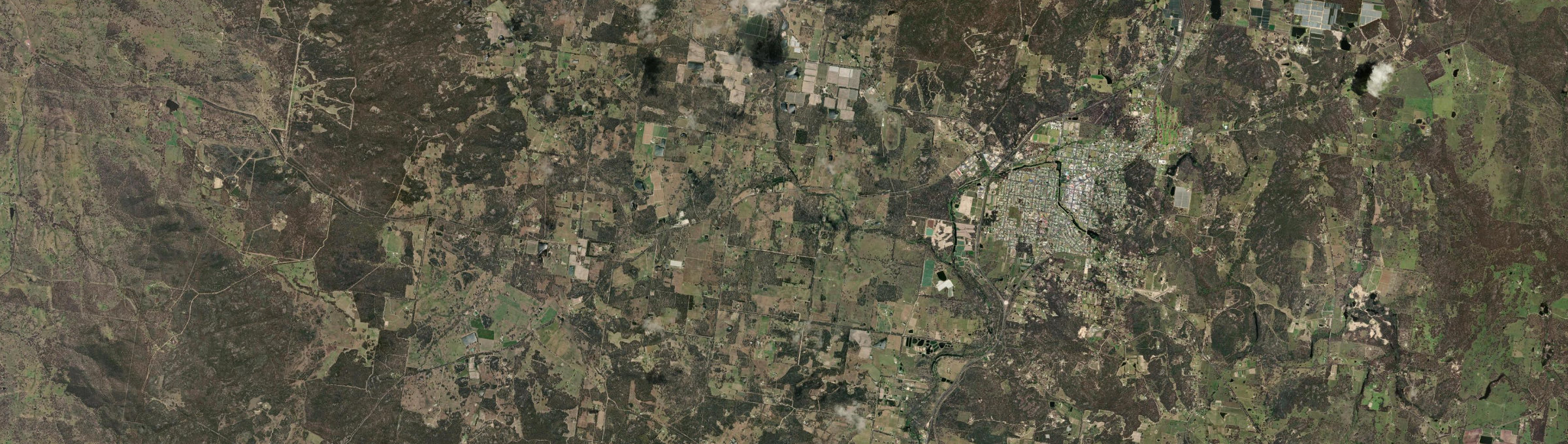 Aerial view of Broadwater (Qld), QLD