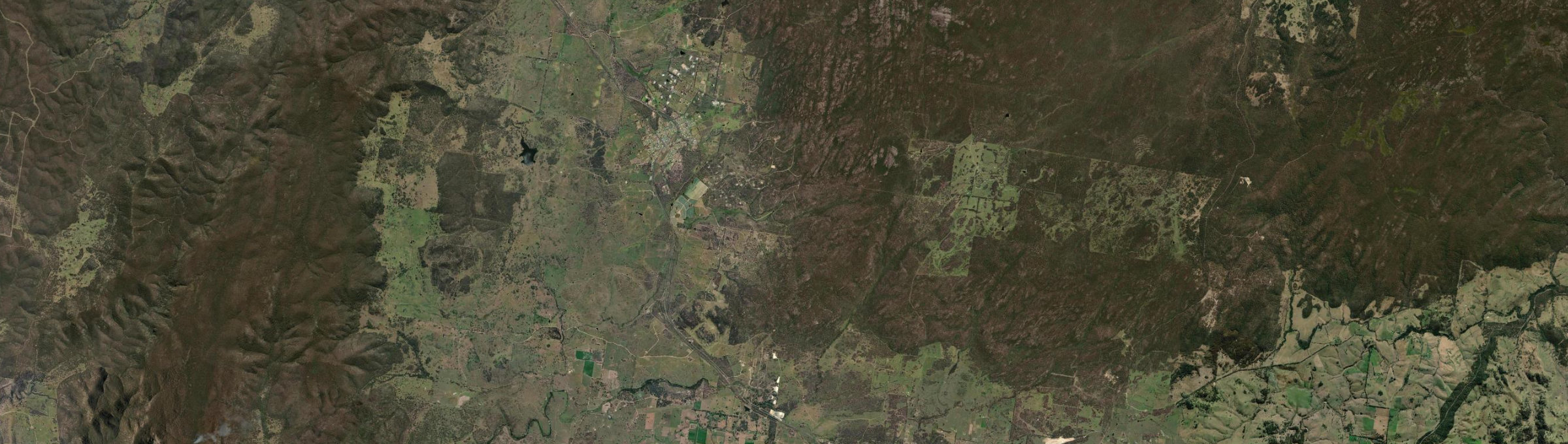 Aerial view of Jennings, NSW