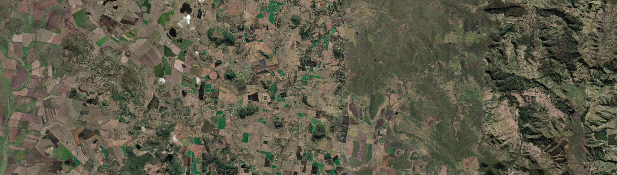 Aerial view of East Greenmount, QLD
