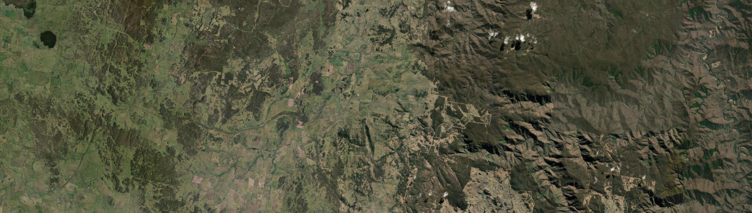Aerial view of Wards Mistake, NSW