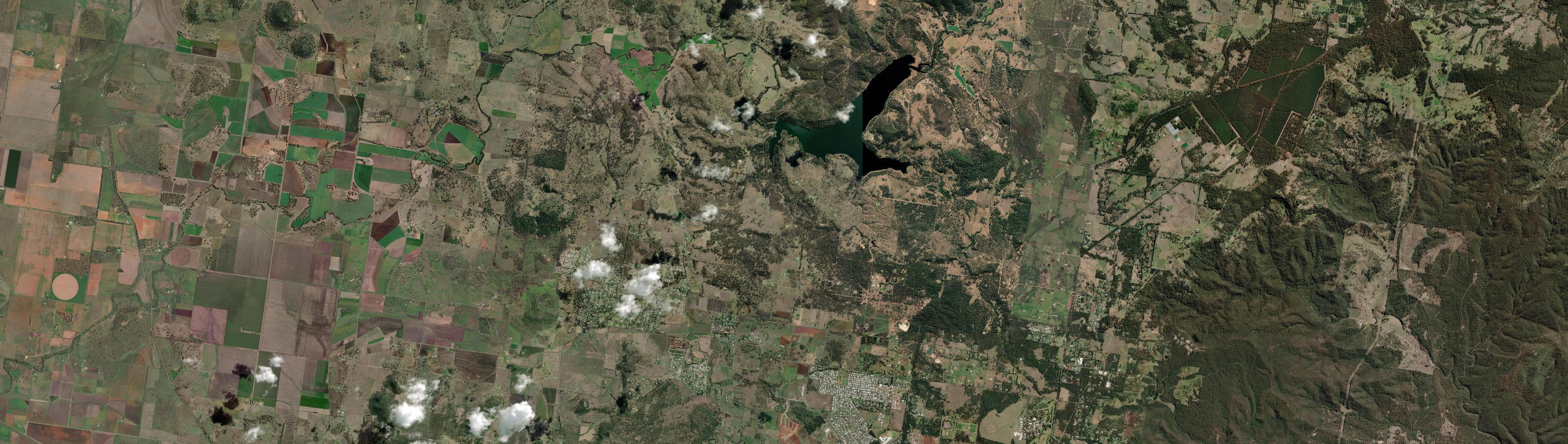 Aerial view of Meringandan, QLD