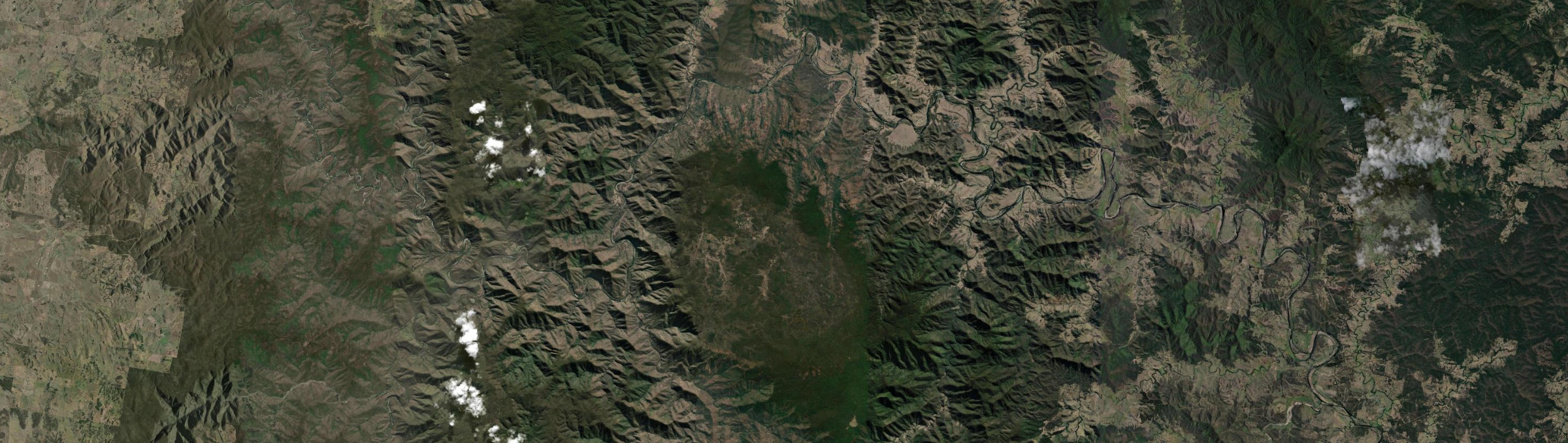 Aerial view of Carrai, NSW