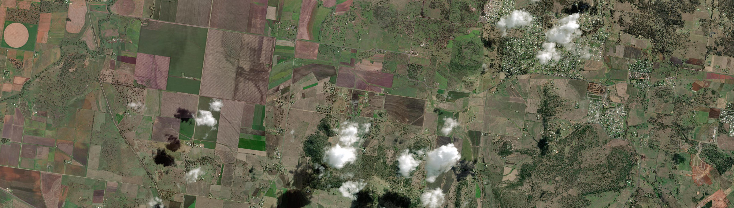 Aerial view of Gowrie Little Plain, QLD