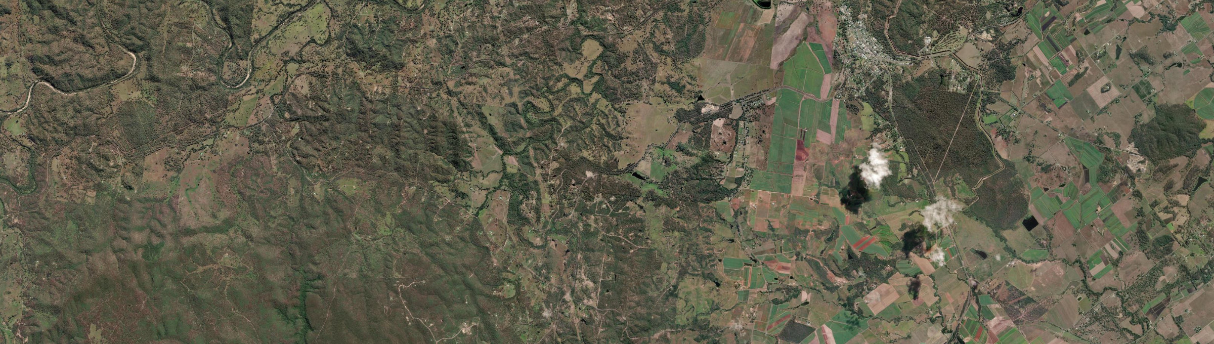 Aerial view of Dalysford, QLD