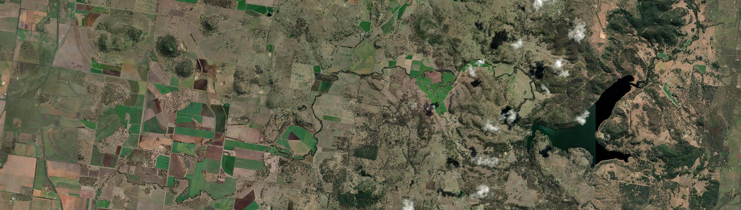 Aerial view of Muniganeen, QLD