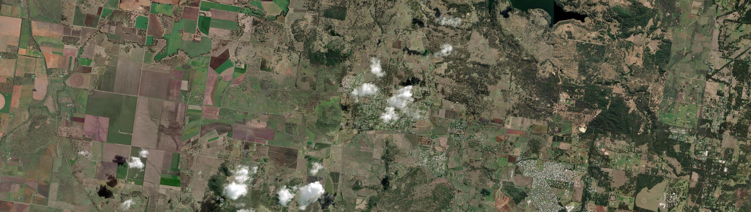 Aerial view of Meringandan West, QLD