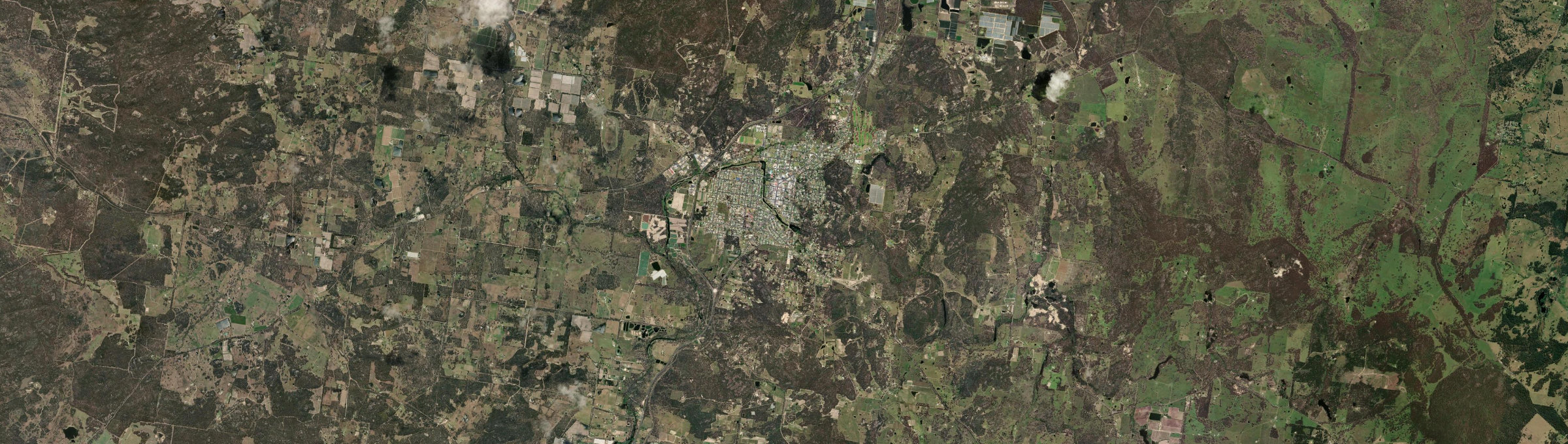 Aerial view of Stanthorpe, QLD