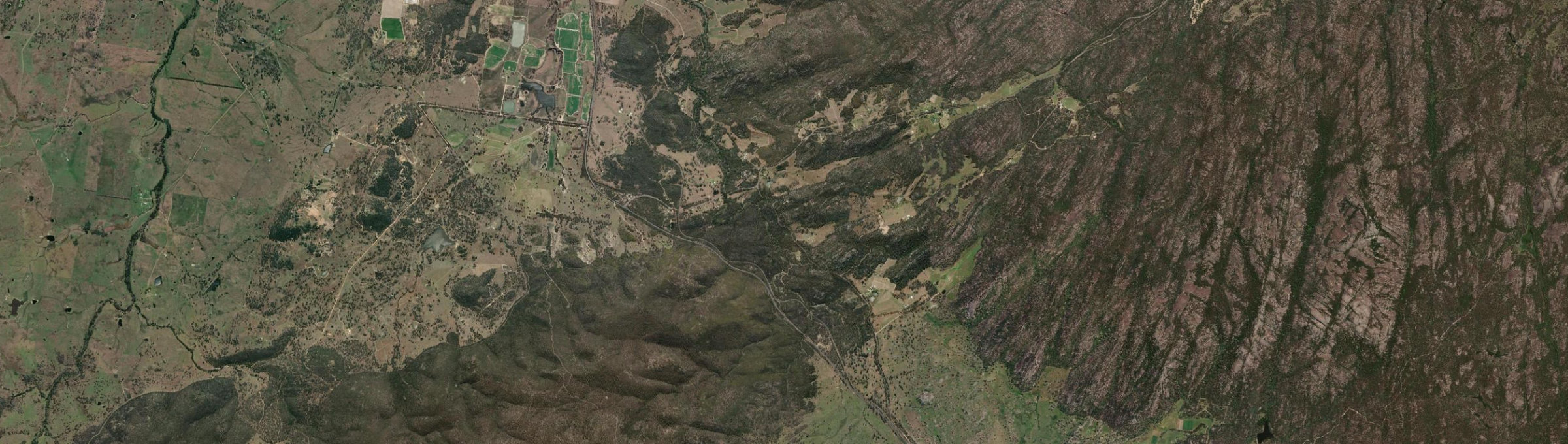 Aerial view of Wyberba, QLD