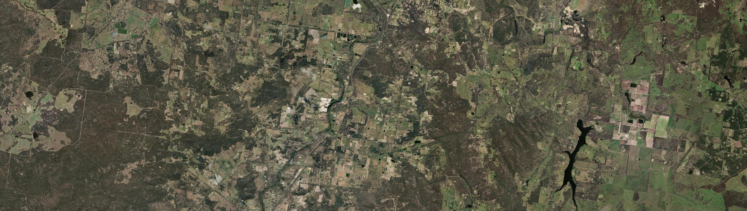 Aerial view of Severnlea, QLD
