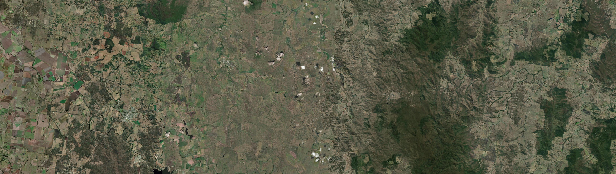 Aerial view of Kinbombi, QLD