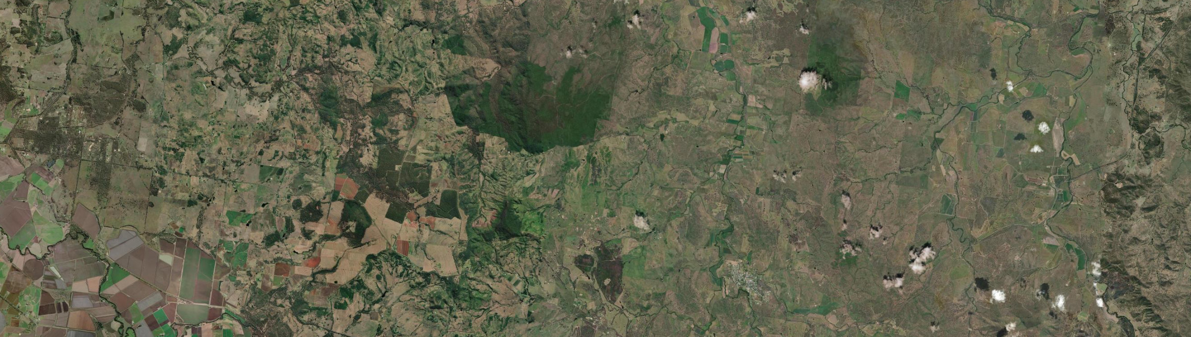 Aerial view of Goomeribong, QLD