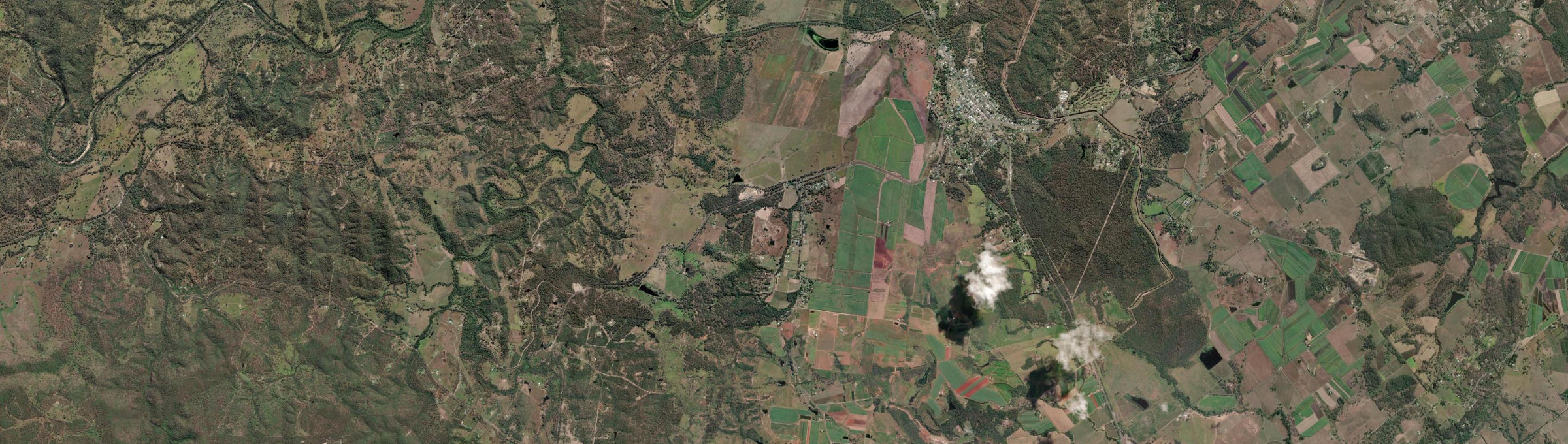 Aerial view of Tirroan, QLD
