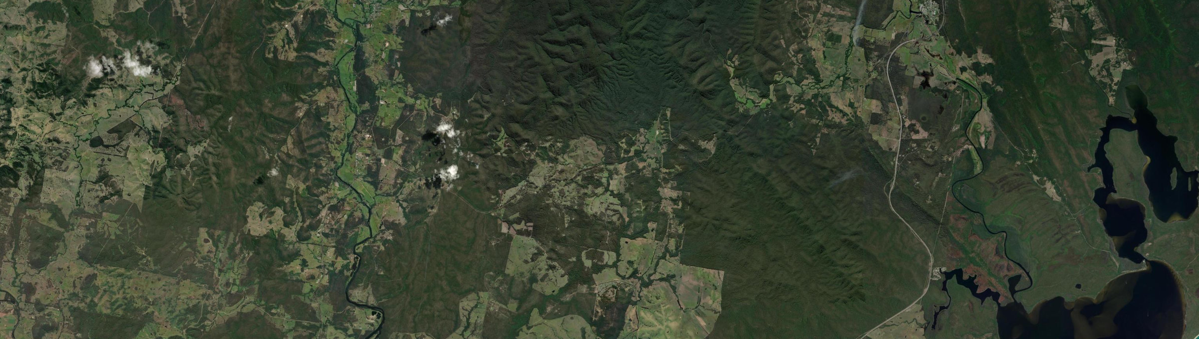 Aerial view of Girvan, NSW