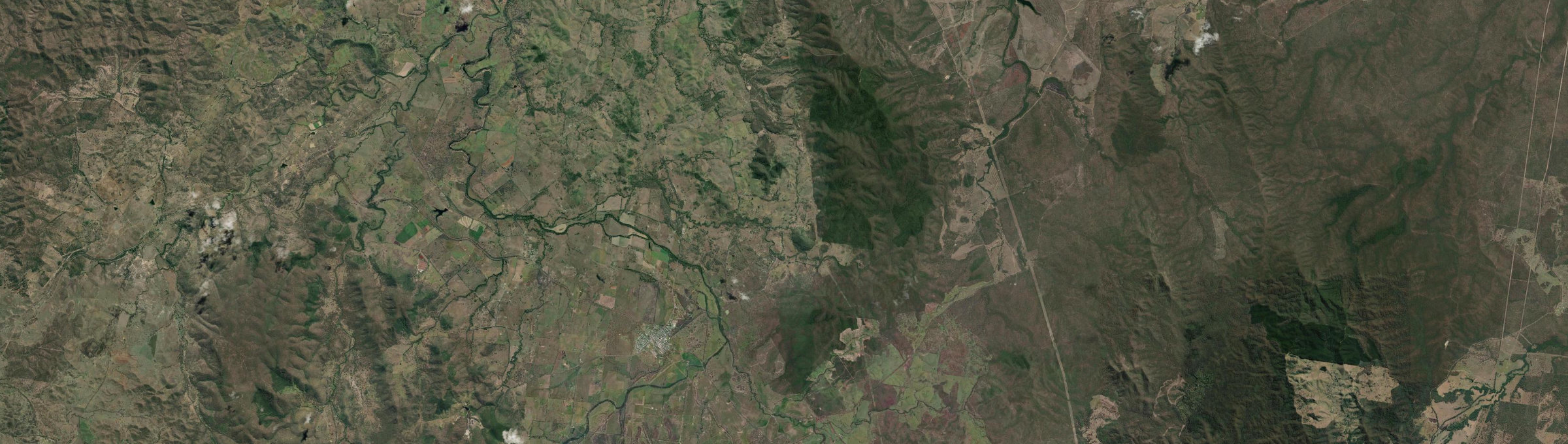 Aerial view of Woowoonga, QLD