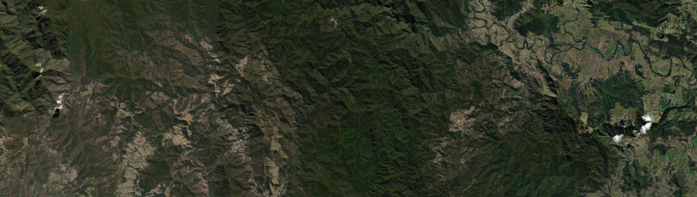 Aerial view of Doyles River, NSW