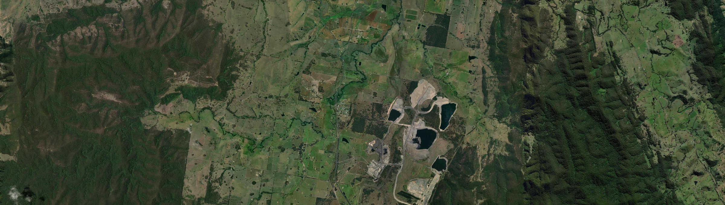 Aerial view of Stratford (NSW), NSW