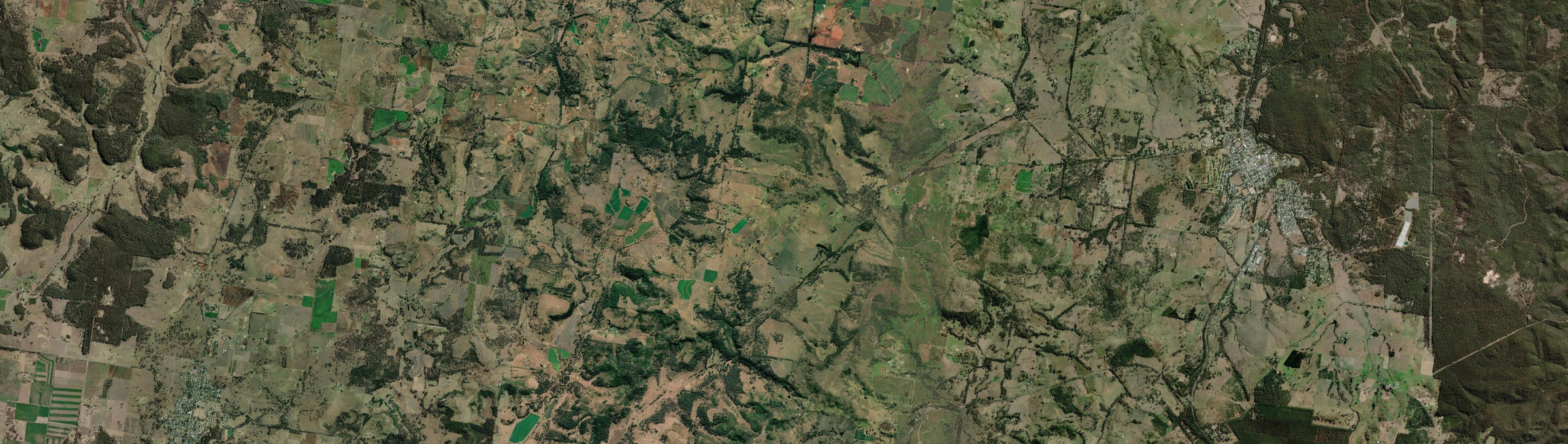 Aerial view of Plainby, QLD