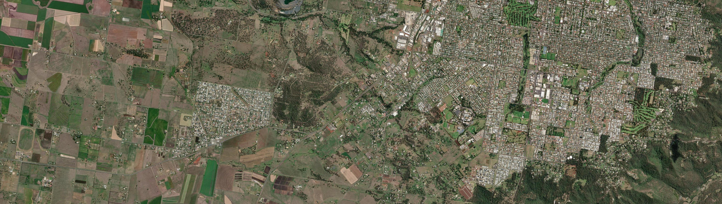Aerial view of Drayton, QLD