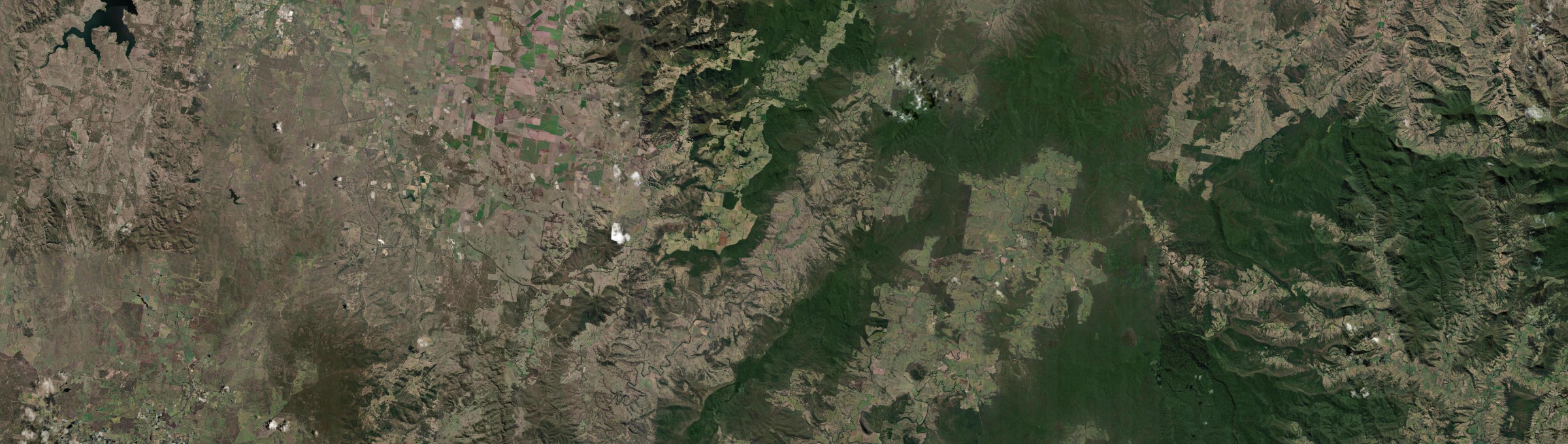 Aerial view of Koreelah, NSW