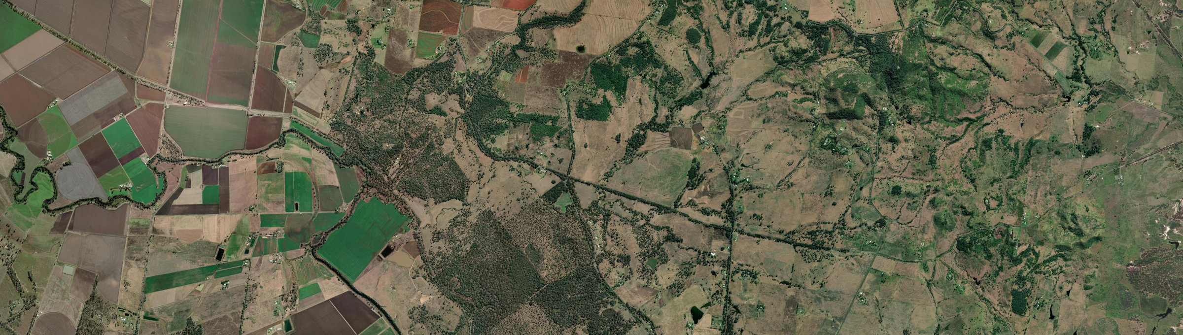 Aerial view of Oakdale (Qld), QLD
