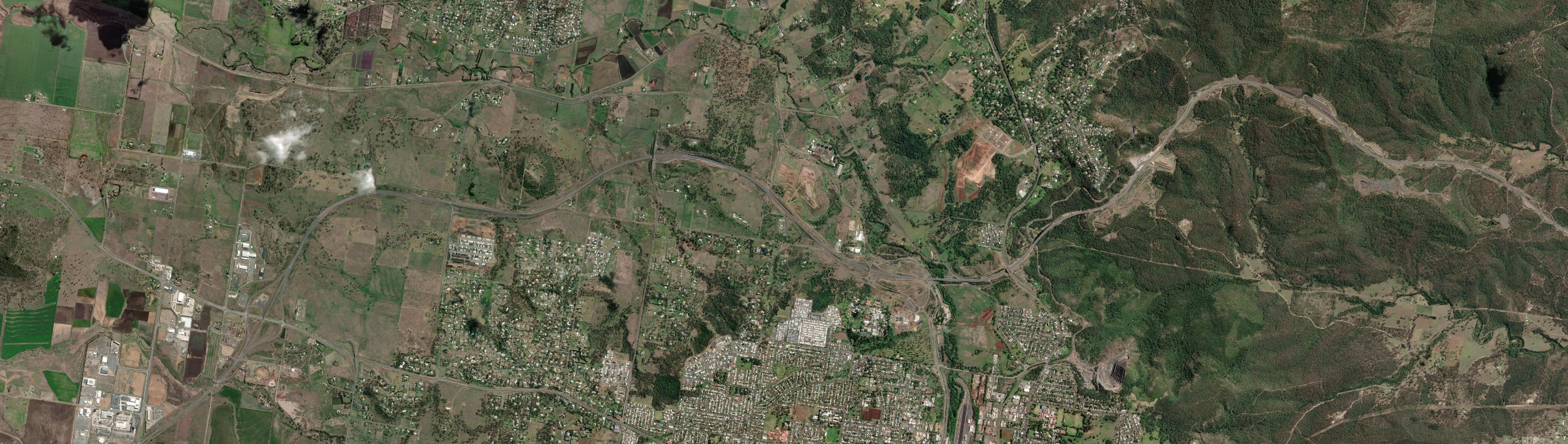Aerial view of Cranley, QLD