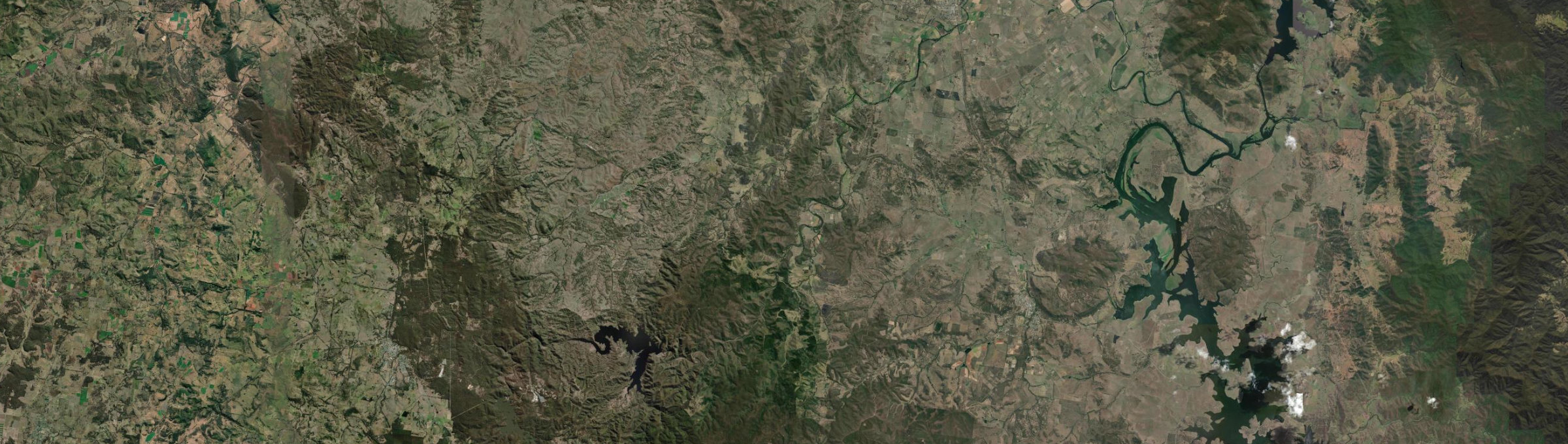 Aerial view of Biarra, QLD
