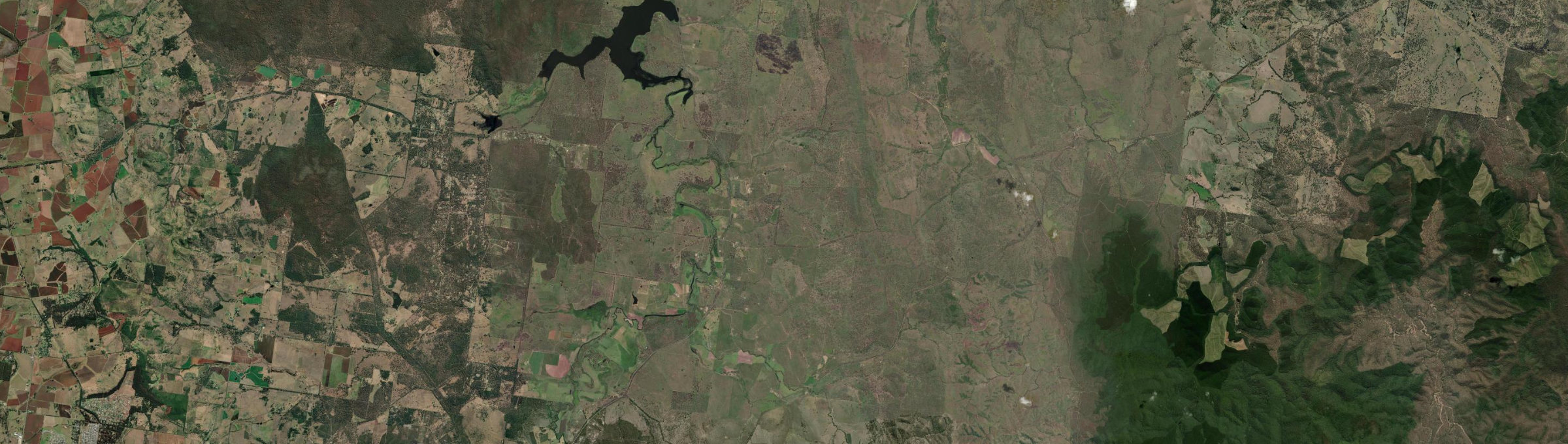 Aerial view of Wyalla, QLD