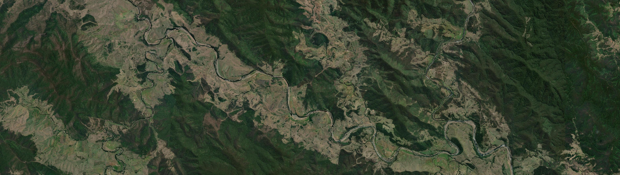 Aerial view of Cundle Flat, NSW