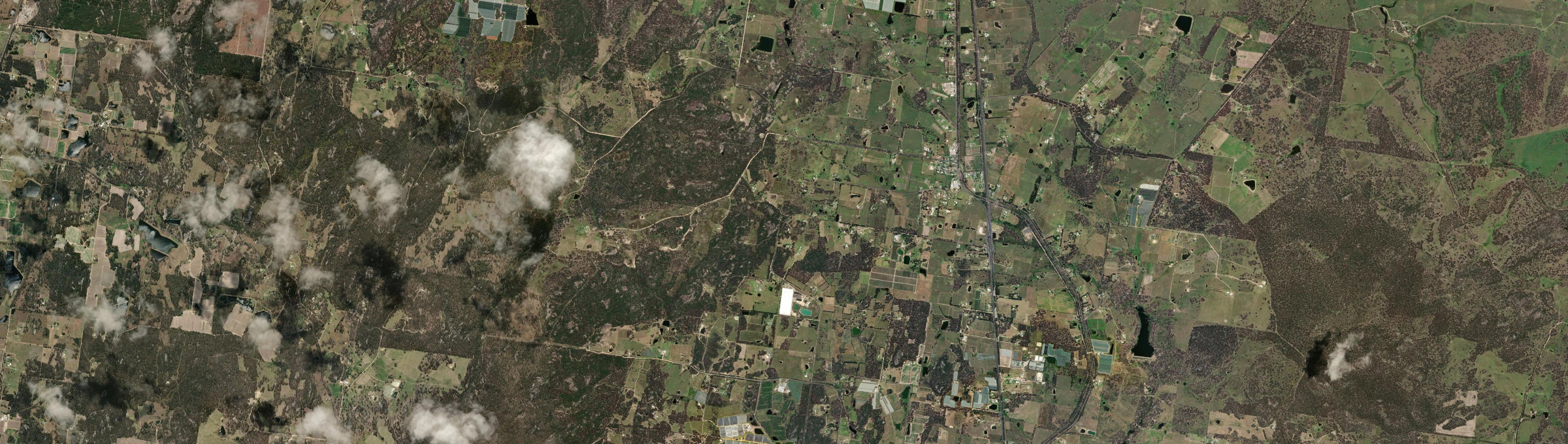 Aerial view of The Summit, QLD