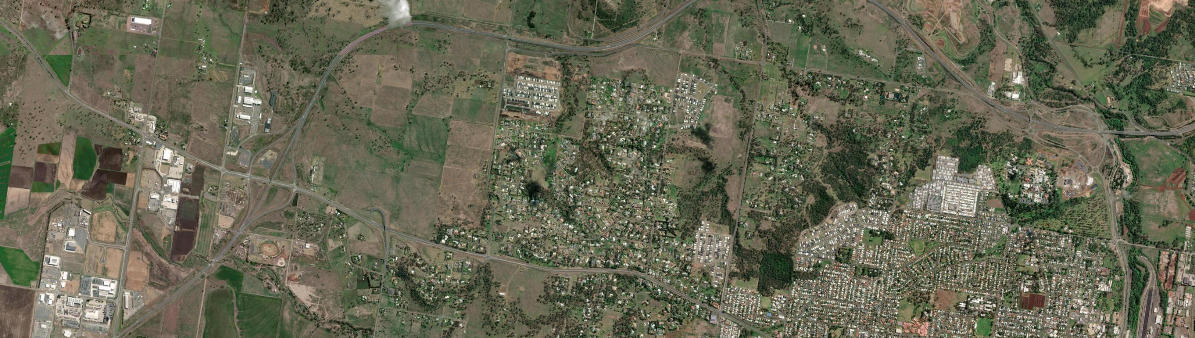 Aerial view of Cotswold Hills, QLD