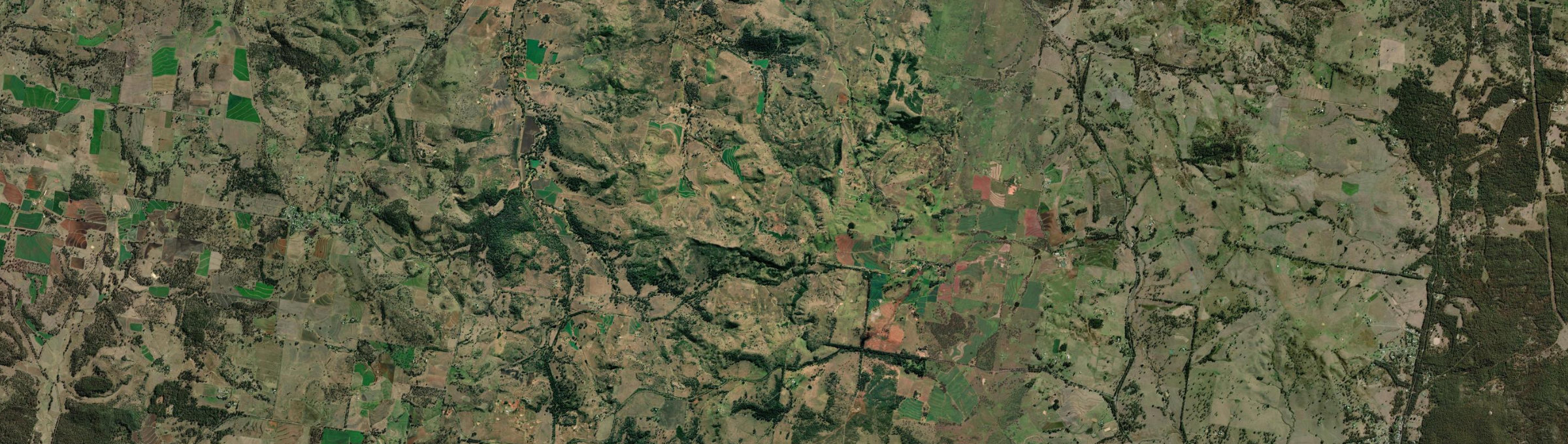 Aerial view of Upper Pinelands, QLD