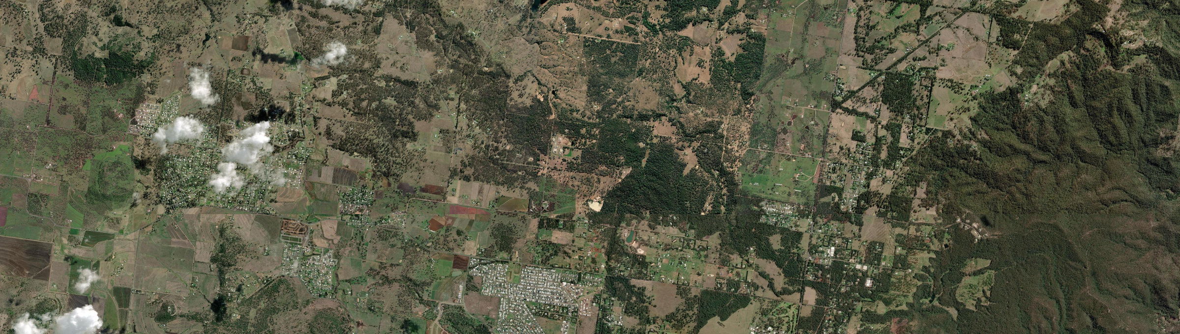 Aerial view of Kleinton, QLD